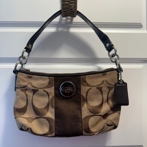 Coach Signature Stripe Jacquard Crossbody